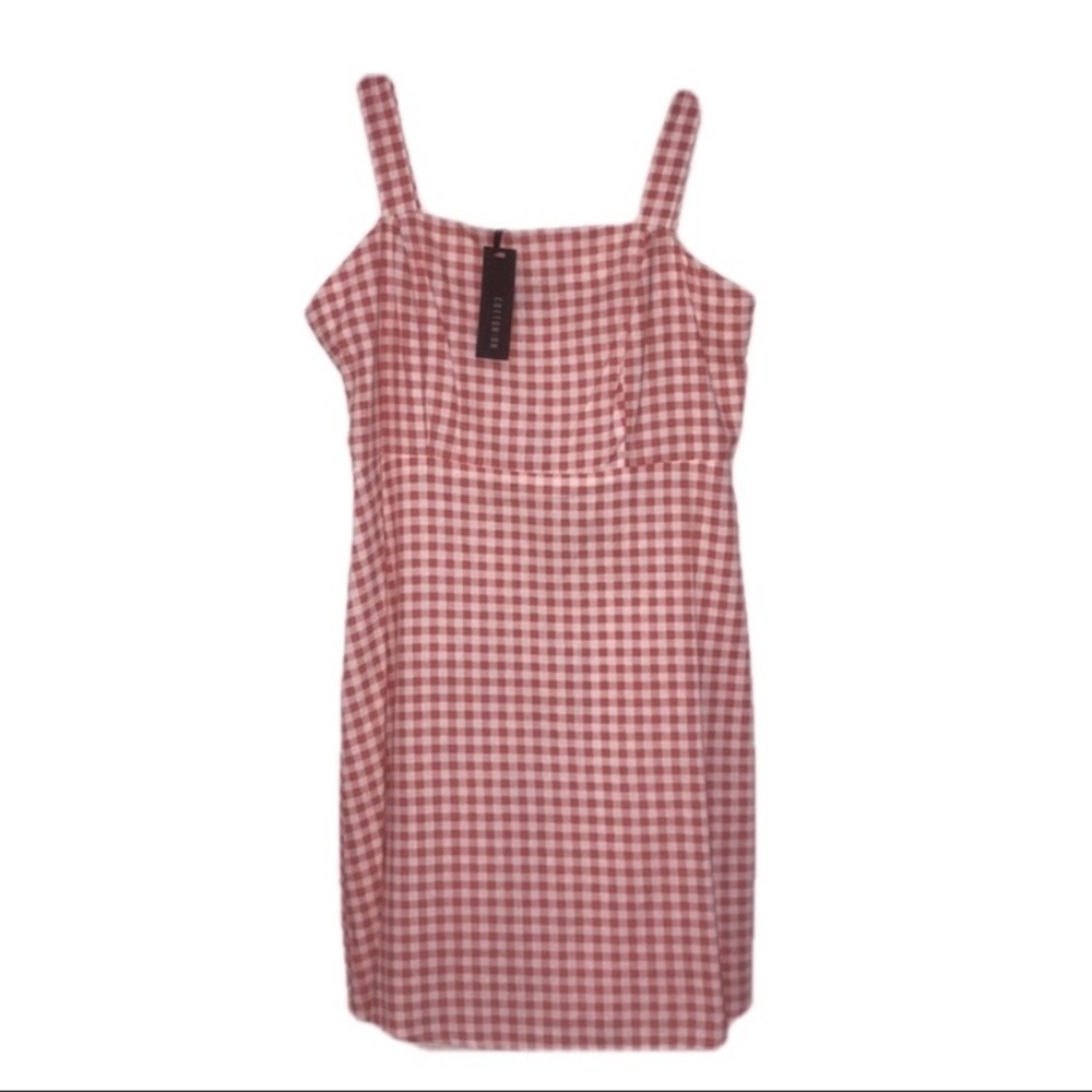 Gingham Print Dress